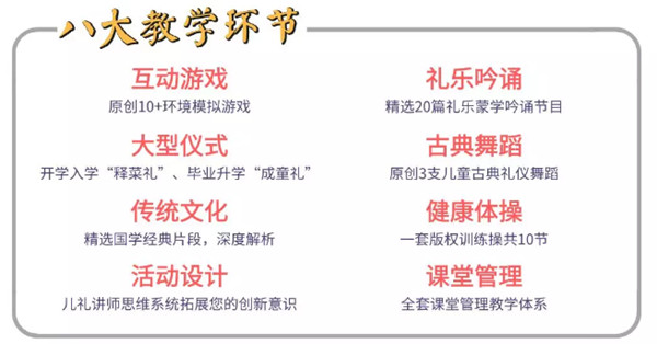 国学少儿礼仪培训师证书