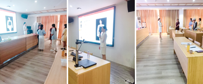 修齐礼仪书院高级形体仪态礼仪培训师双证班37期学员夏冰老师企业礼仪培训7