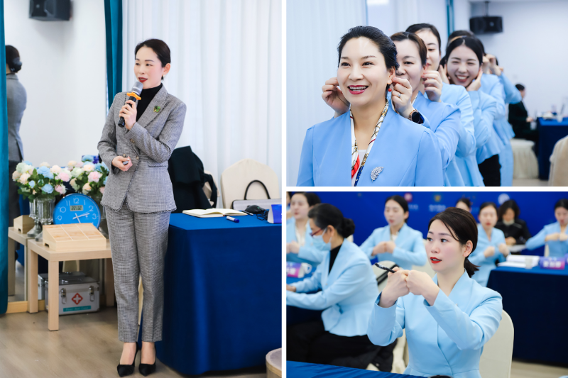 修齐礼仪书院125期高级礼仪培训师王新老师商务礼仪授课精彩