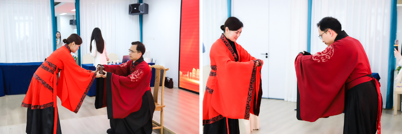 修齐礼仪书院王新老师弟子团拜师仪式2